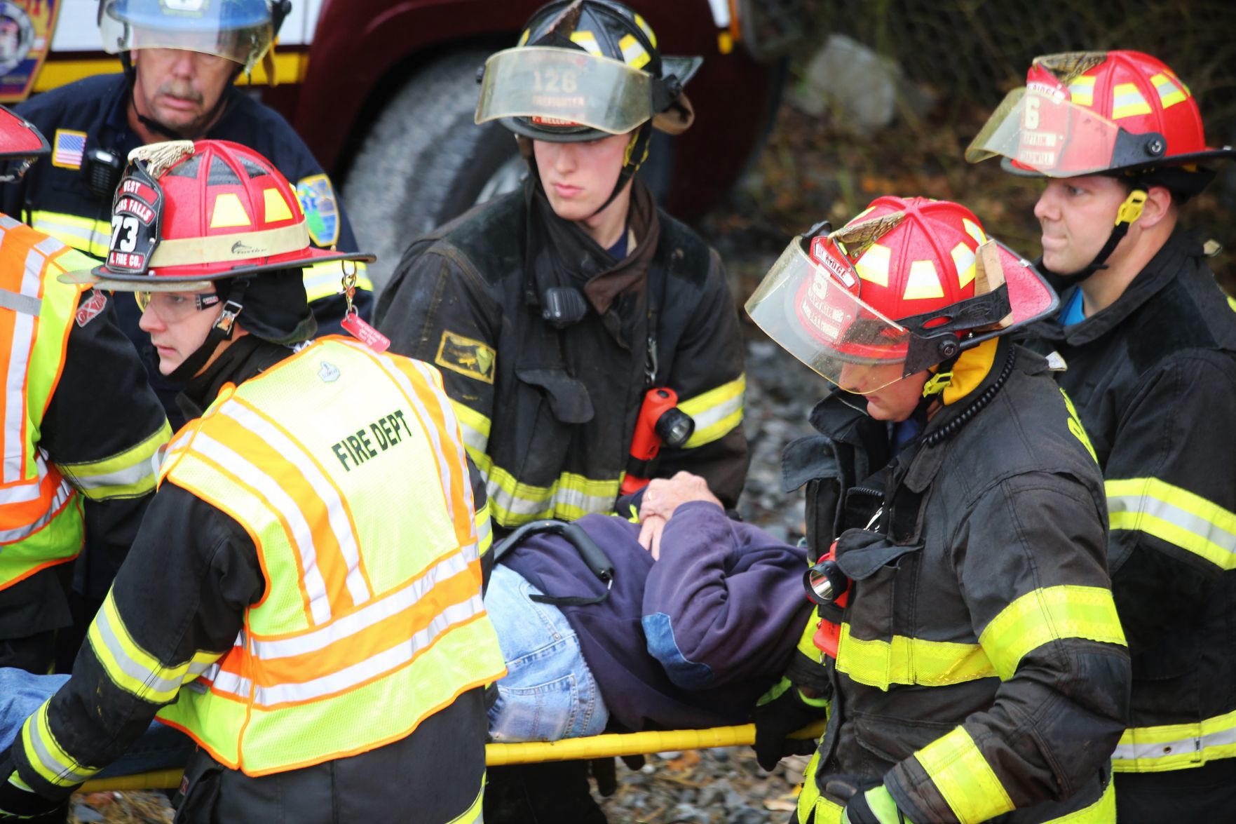 Mass casualty drill in Queensbury